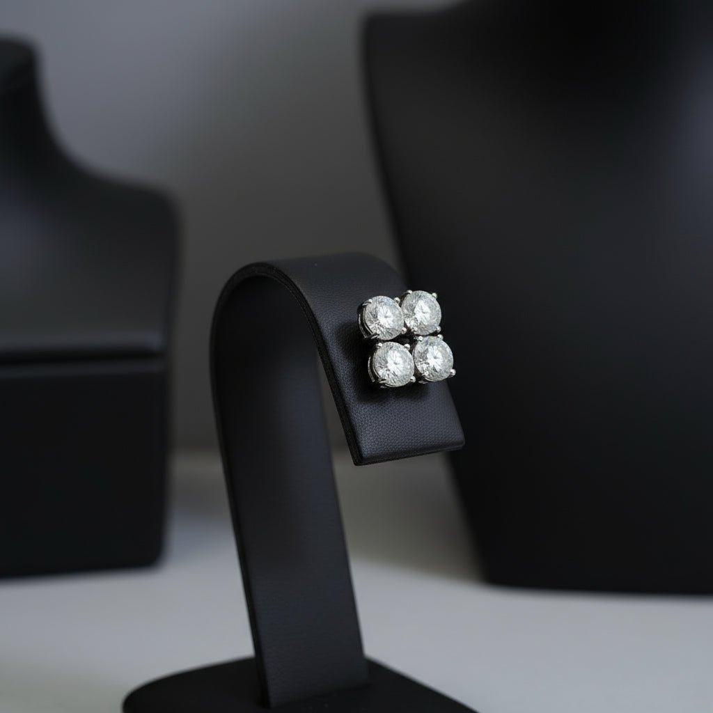 Moissanite earrings 