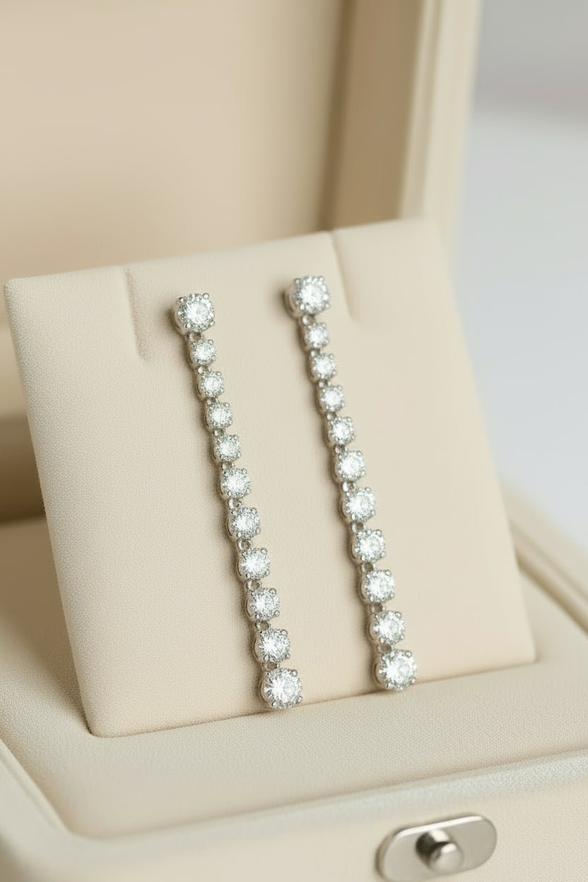 Moissanite earrings 