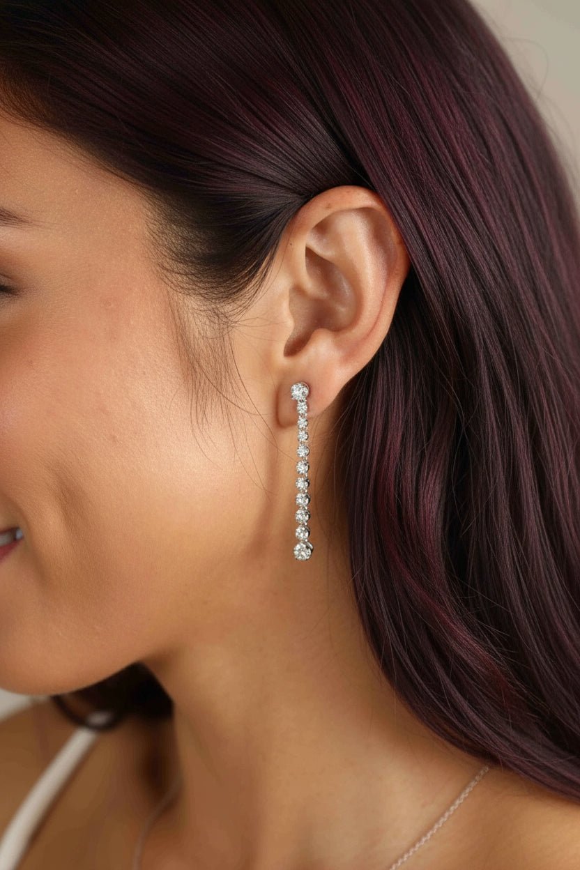 Moissanite earrings 